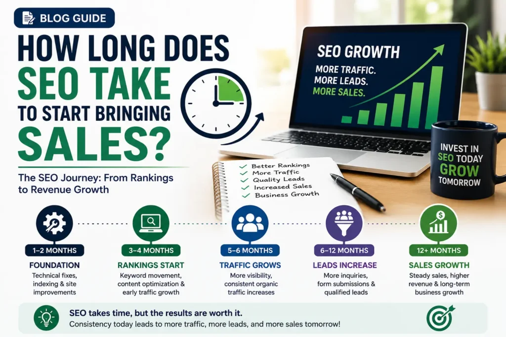How Long Does SEO Take to Start Bringing Sales? SEO Timeline for Business Growth