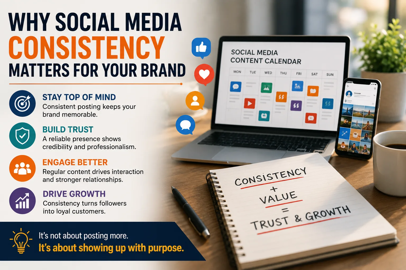 Why Social Media Consistency Matters for Your Brand