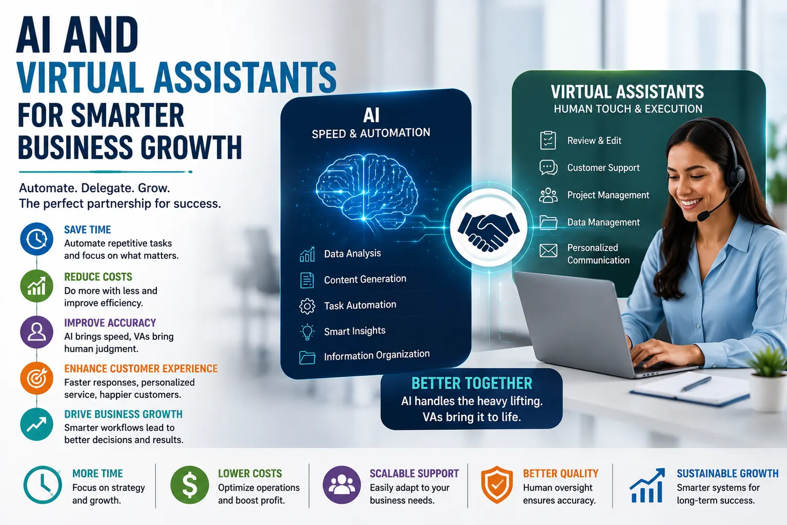AI and Virtual Assistants for Smarter Business Growth