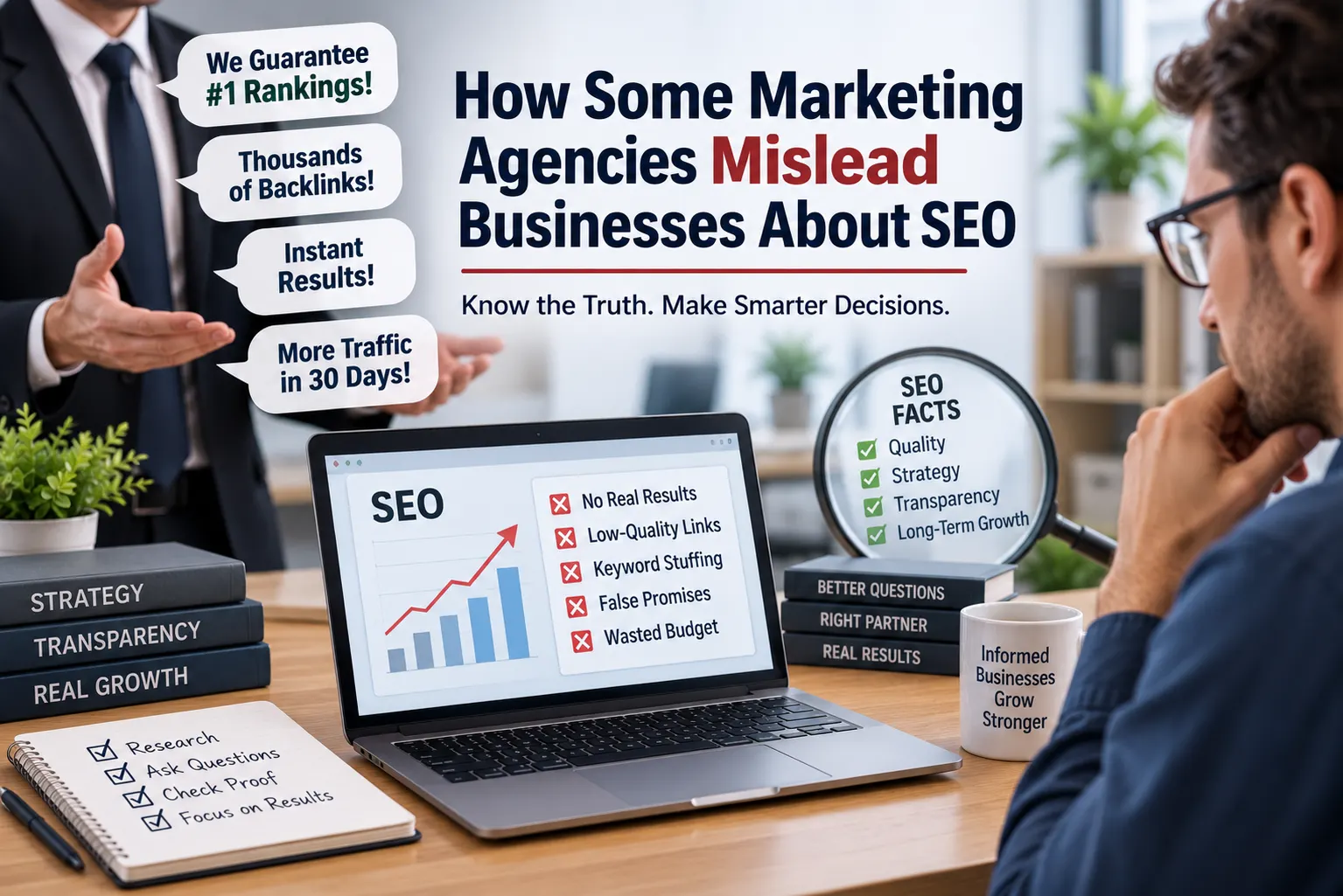 How Some Marketing Agencies Mislead Businesses About SEO